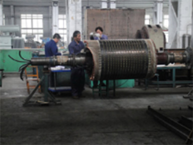 電機(jī)殼裂痕、軸磨損修復(fù)